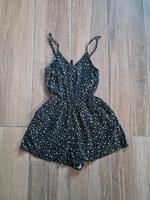 Schwarz geblümter Jumpsuit von H&m in xxs/146/152 Niedersachsen - Wedemark Vorschau