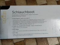 Schlauchboot neu! Nordrhein-Westfalen - Warendorf Vorschau