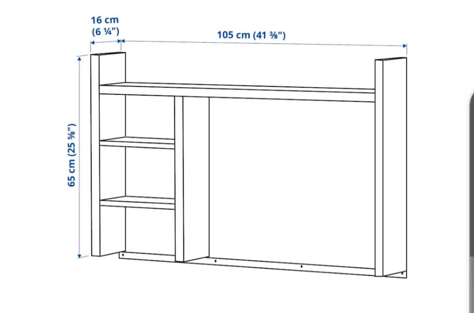 Ikea Micke schreibtisch aufsatz in Sulz