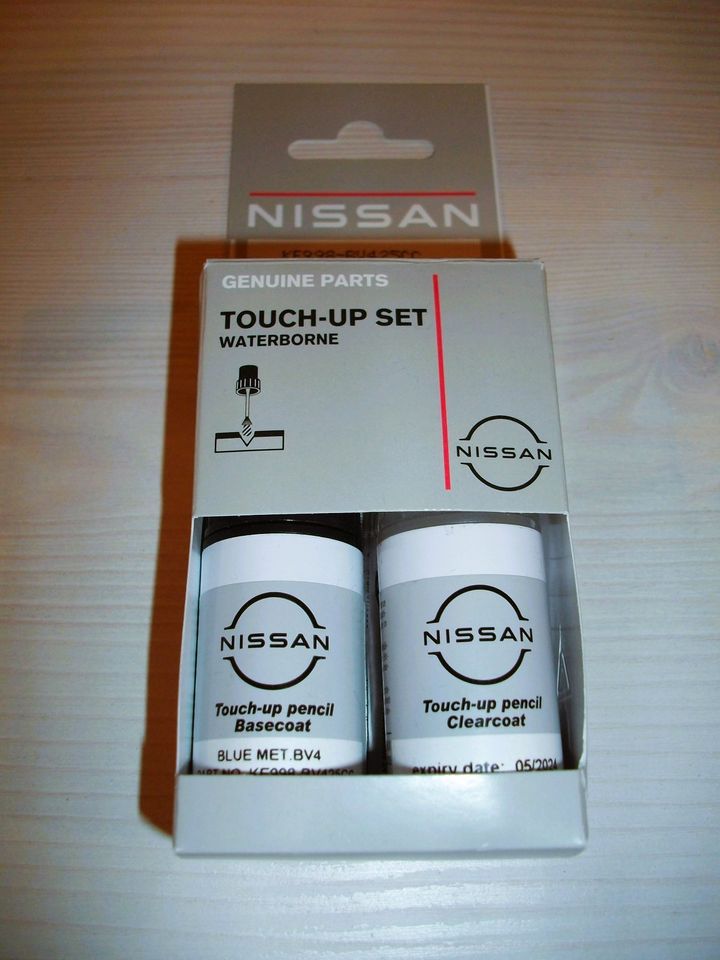 Nissan Touch-up Set Ausbesserungslack Stift Blau Metallic (05/24) in Schlangenbad