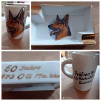 Aschenbecher Gerold Tettau Bavaria/Bierkrug Schäferhund Thüringen - Veilsdorf Vorschau