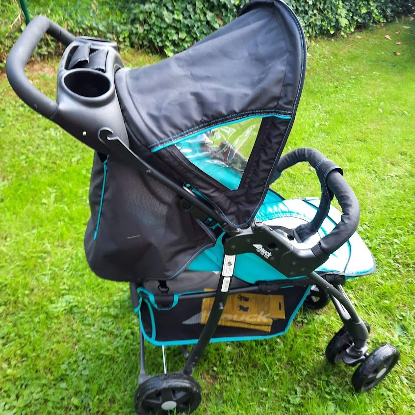 Hauck - Sportbuggy Shopper Schwarz/ Petrol  Kinderwagen in Nümbrecht