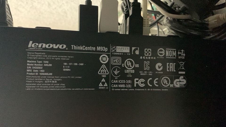 LENOVO PC ThinkCentre M93p / 16 GB RAM / 500 GB HDD / Windows 10 in Laatzen