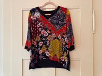❗  Gr. L / 38 40 s.Oliver tolles Shirt Bluse bunt 3/4 Arm Blumen Leipzig - Schleußig Vorschau