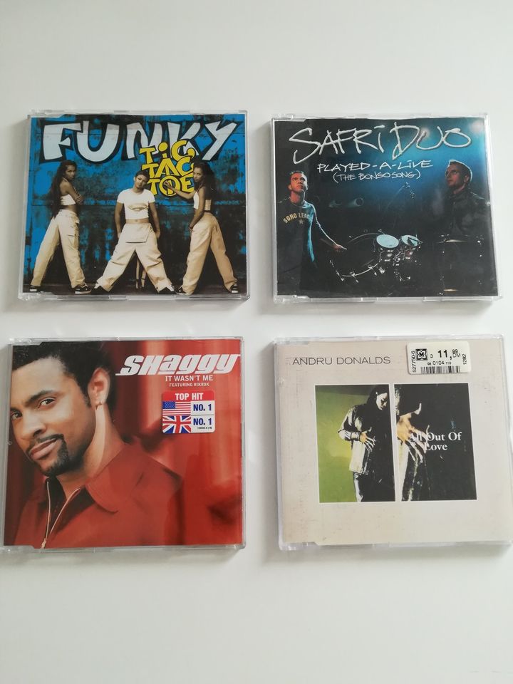 Maxi CDs (Andru Donalds, Shaggy, Tic Tac Toe, Safri Duo) in Schriesheim