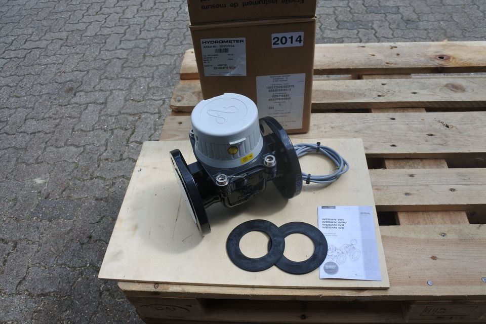 Hydrometer , Wasserzähler DN50 Diehl Wesan , unbenutzt in Ratekau