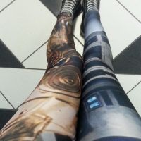 Star Wars Black Milk Leggings 36 r2d2 c3po S Duisburg - Fahrn Vorschau