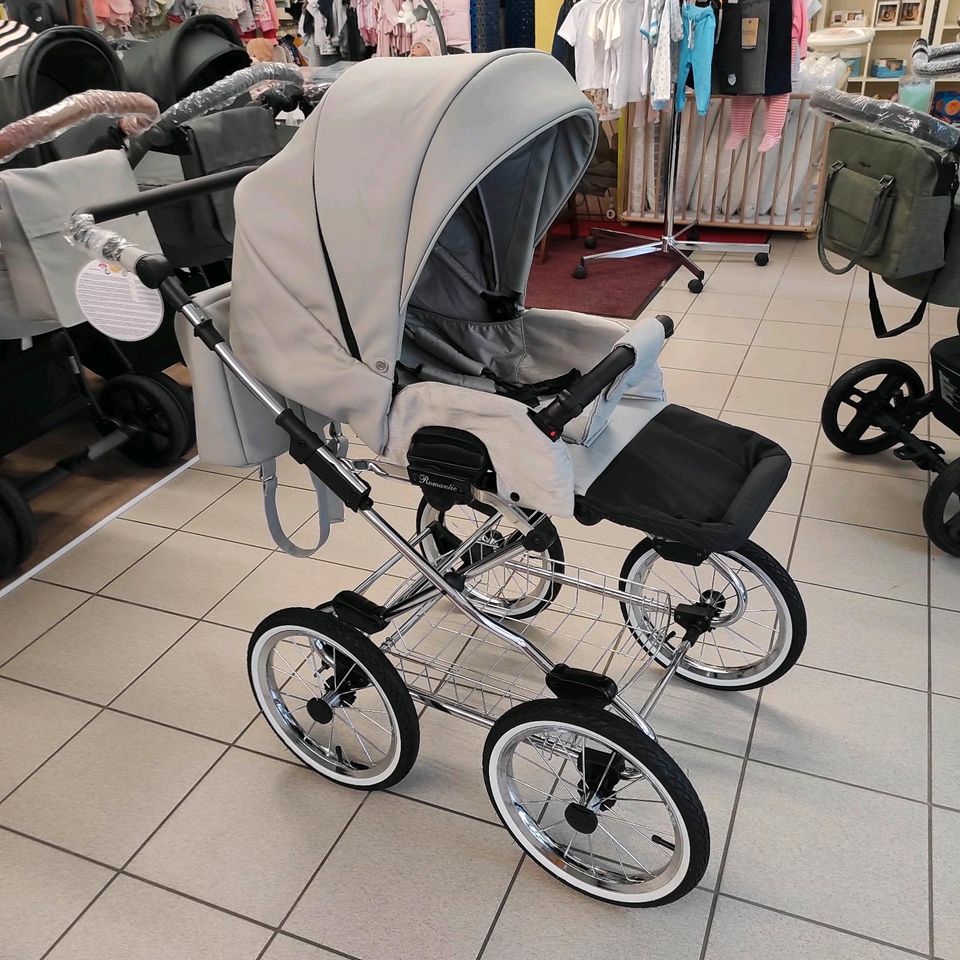 Kunert klassischer Kinderwagen Romantik Premium 2in1+3in1 in Querfurt