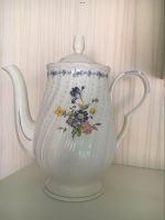 Vintage Kaffeekanne Kanne weiß blau mit Blumen Niedersachsen - Garbsen Vorschau