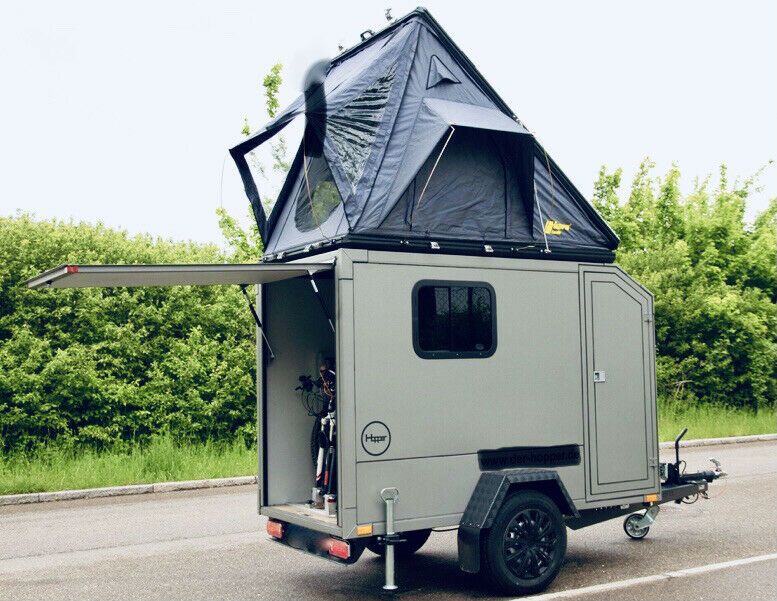 Kofferanhänger Camper Offroad Wohnwagen mit Eco Schräge in Hildesheim