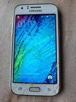 Samsung Galaxy J1 weiß technisch sehr guter Zustand Glasschaden Sachsen - Kesselsdorf Vorschau