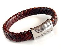 Lederarmband UNISEX Handgeflochten Edelstahlschließe L 21cm Kreis Pinneberg - Wedel Vorschau