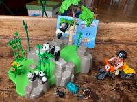 Playmobil Pandabären in Natur, WWF-Naturschützer mit Motorrad Frankfurt am Main - Kalbach-Riedberg Vorschau