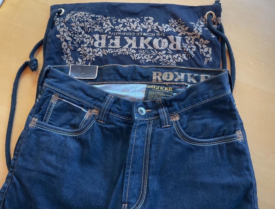 ROKKER ORIGINAL RAW HERREN MOTORRAD JEANS W30/L34 RAW DENIM - NEU in Kempten