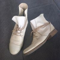 Beige cremefarbene Stiefeletten in Größe 38 Bayern - Sankt Wolfgang Vorschau