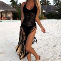 Fashionnova Häkelkleid Häkel Kleid Strandkleid schwarz Shein Baden-Württemberg - Oedheim Vorschau