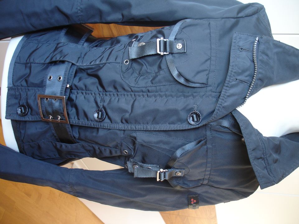 Peuterey Sommer Jacke Gr XS 34 IT 40 nachtblau field jacket style in Grävenwiesbach