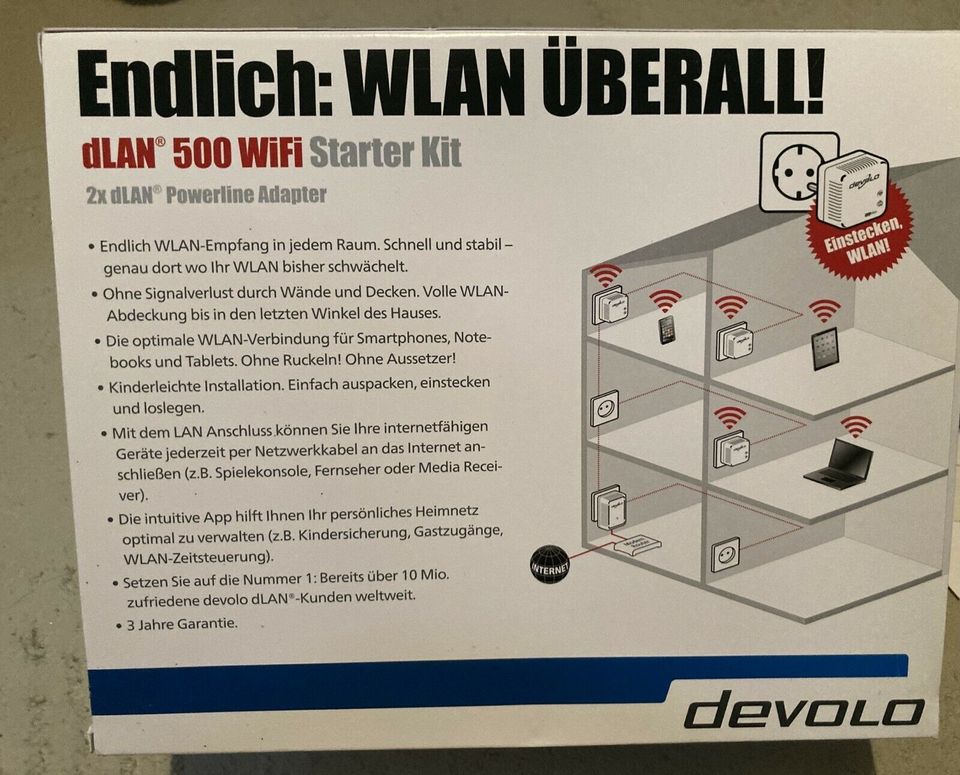 NEUER PREIS! Devolo Duo  Powerline, W-LAN-Verstärker in Burgdorf