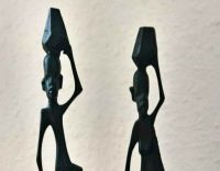 Afrikanische Holzfiguren Frau & Mann Schnitzerei Holz Skulptur Thüringen - Gera Vorschau