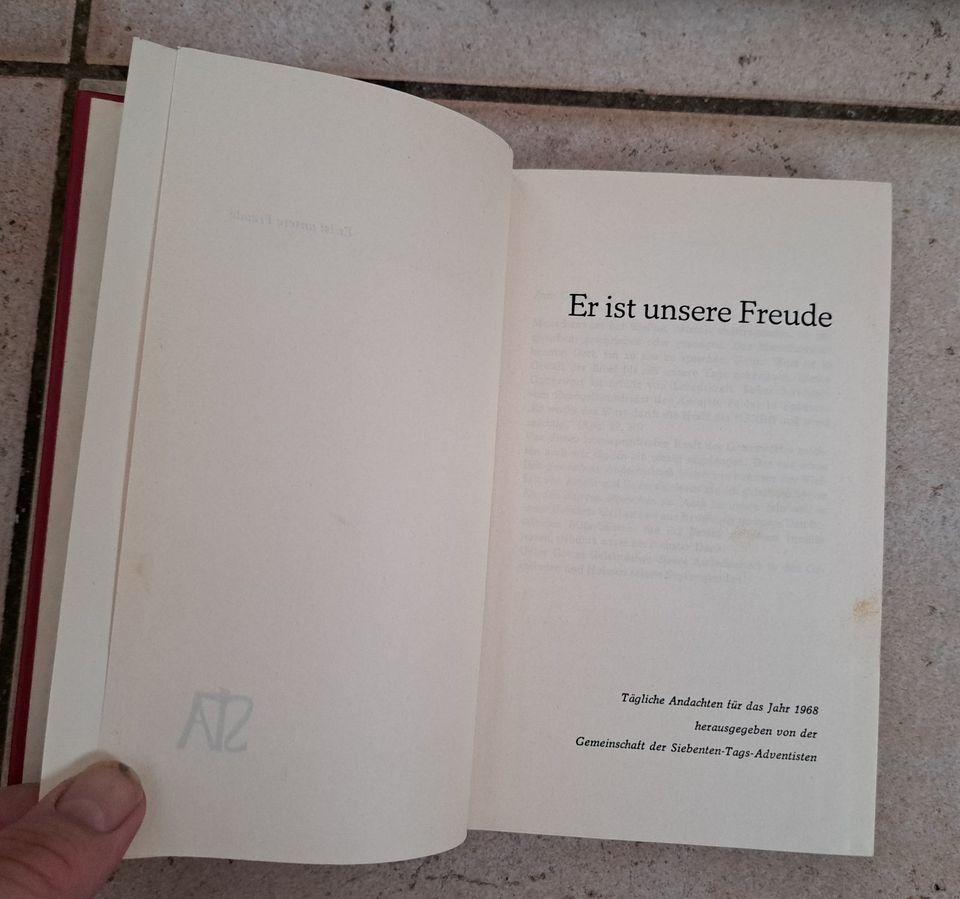 Es ist unsere Freude, Buch vom Jahr 1968, Tägliche Andachten, And in Merseburg