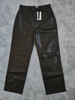 Mango MNG 38 M schwarz Lederhose (Optik) straight high waist Nordrhein-Westfalen - Swisttal Vorschau