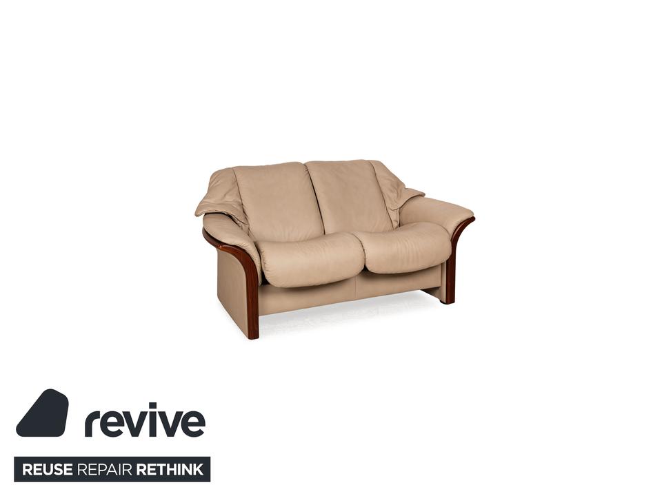 Stressless Eldorado Leder Sofa Garnitur Beige Creme 3x Sessel in Köln
