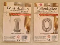 Folienballon „1“ + „0“, Höhe 80cm – neu Rheinland-Pfalz - Bolanden Vorschau