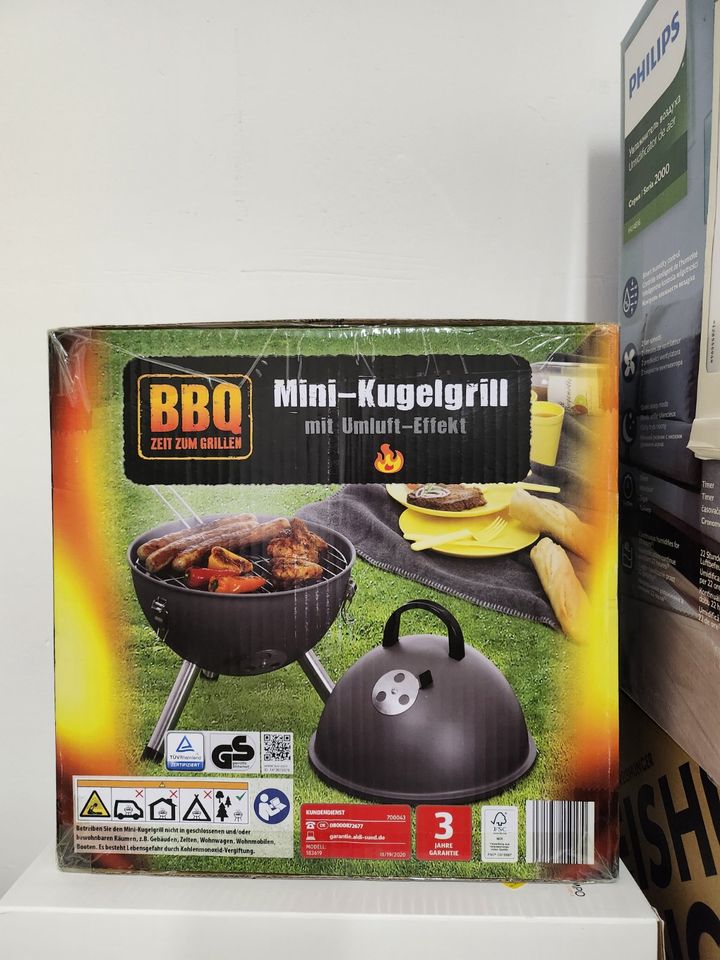 BBQ Mini Kugelgrill NEU mit Umluft-Effekt in Frankfurt am Main
