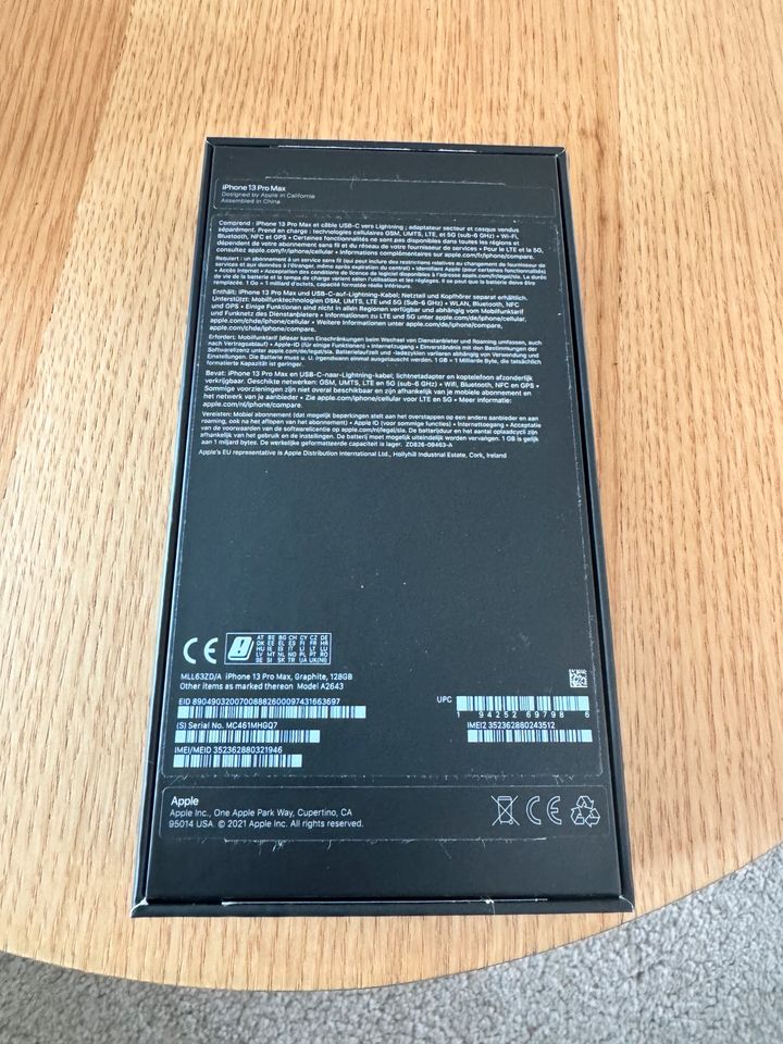 Sehr guter Zustand - IPhone 13 Pro Max graphite 128 GB in Ludwigsburg