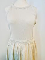 GAP Kleid in Beige Off White mit geripptem Oberteil Gr. 40 Nordrhein-Westfalen - Erwitte Vorschau