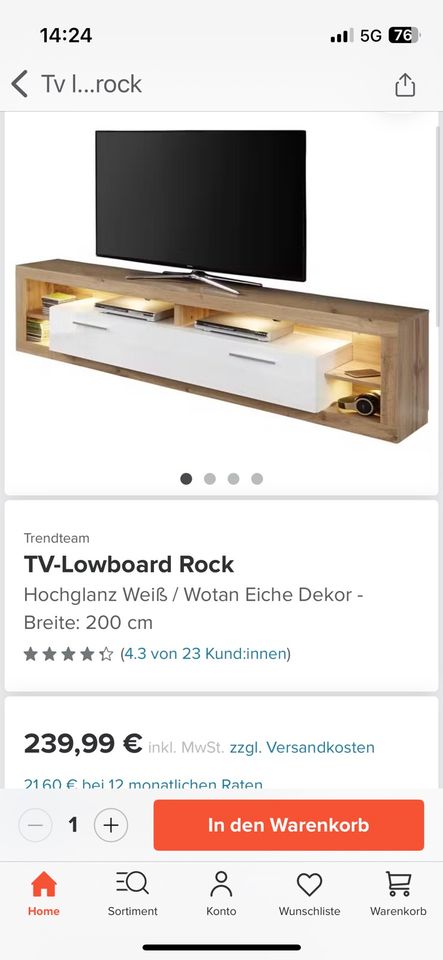 Tv Lowboard in Endingen