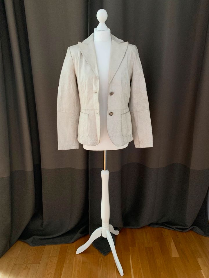 Lederjacke, Lederblazer, Ledersakko von oui set, Damen, Gr. 38 in München