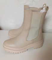 LASCANA Chelsea Boots Stiefel Schuhe Stiefeletten Leder beige 38 Bayern - Stegaurach Vorschau