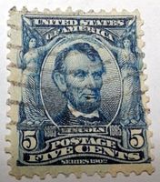 USA, 5 Cent, blau,1902, kostenloser Versand!!! Nordrhein-Westfalen - Lippstadt Vorschau