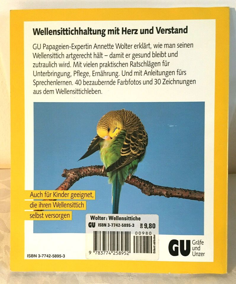 Buch Wellensittiche richtig pflegen und verstehen in Buxtehude