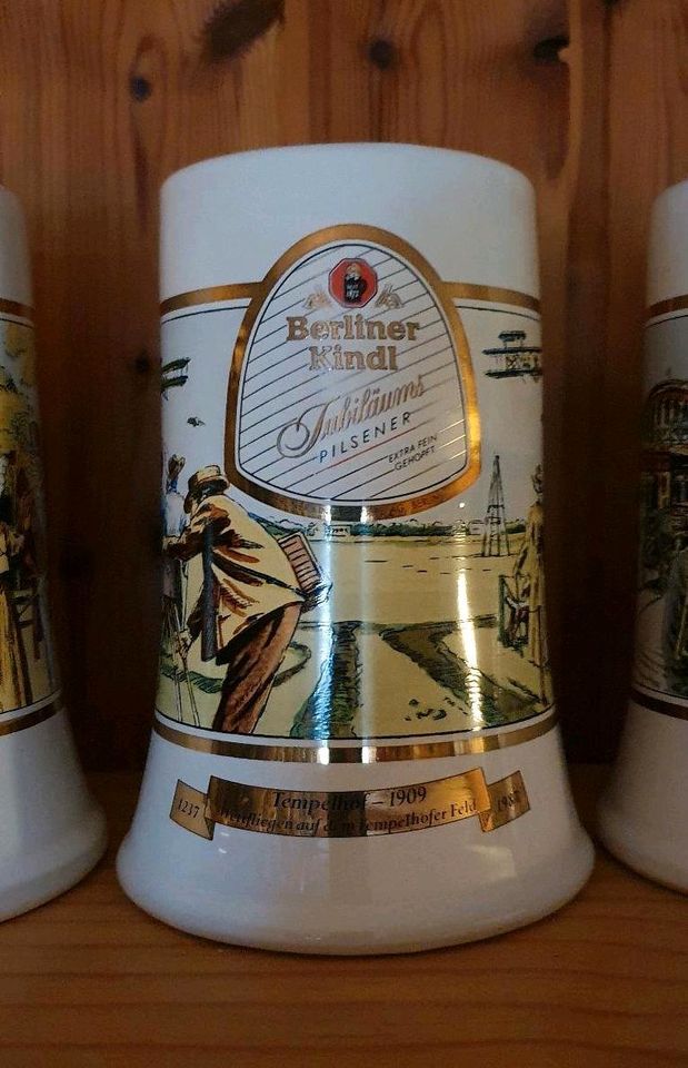 NEUwertige Bierkrüge Sammlung: 12 West-Berliner Bezirke, topp! in Berlin