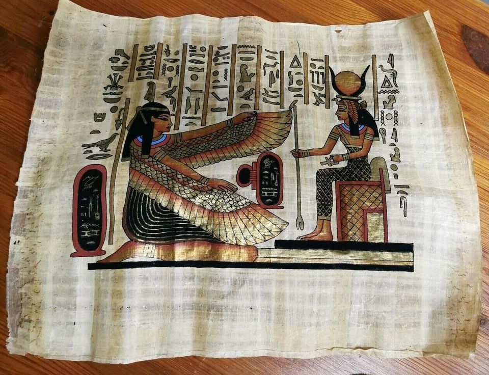 2 Papyrus Bilder Ägypten in Wolfertschwenden