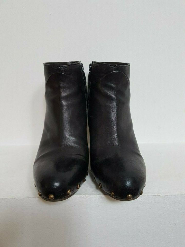 Billi bi Copenhagen Leder Stiefeletten Echtleder schwarz Gr.39 in Haste