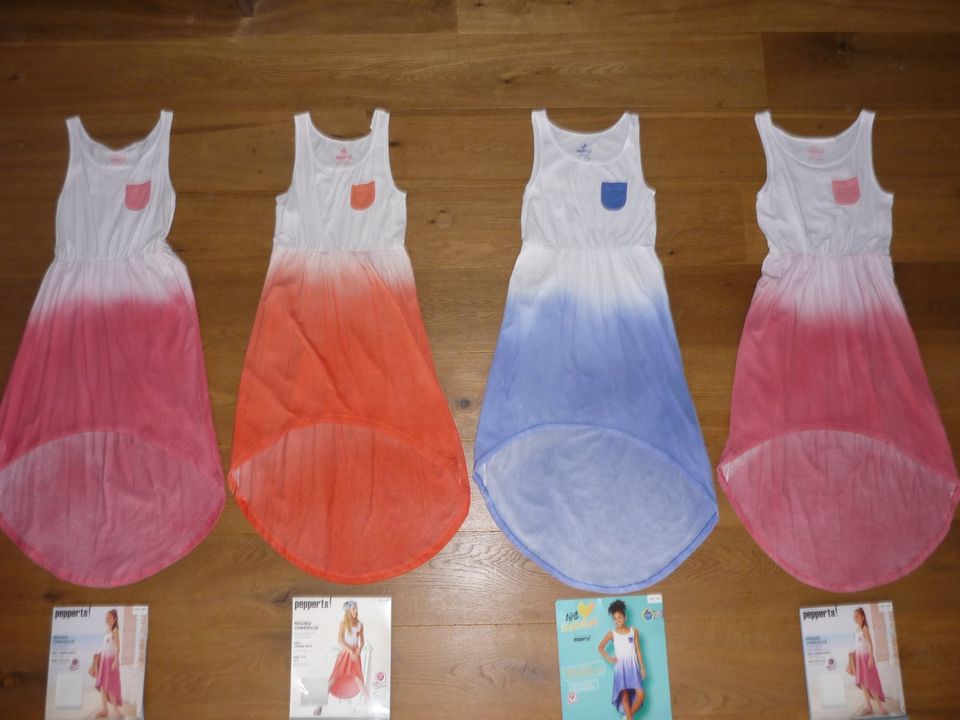 NEU PEPPERTS LIDL 4ltg SET MÄDCHEN SOMMER VOKUHILA KLEID 134/140 in Kamp-Lintfort