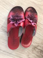 Laura Vita Sandalen Blume  echt Leder rot Gr. 40/41 Bayern - Kempten Vorschau