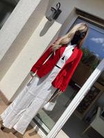 Traumhafter Zara Blazer , Samt , rot , schimmernd Hessen - Viernheim Vorschau