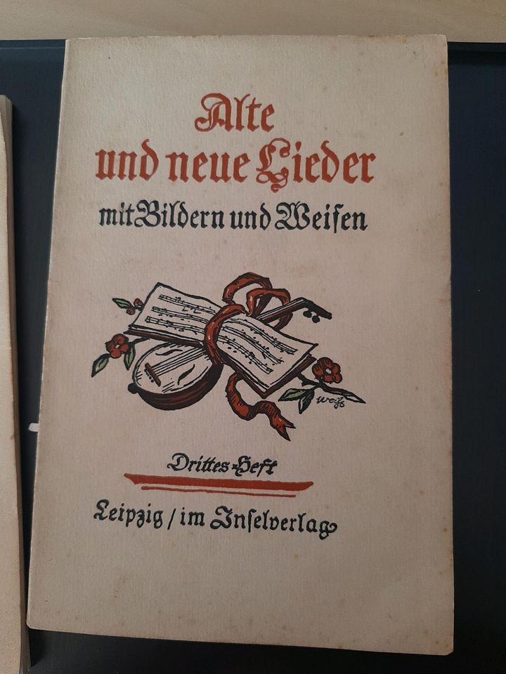 Alte Bücher    Buch alte und neue Lieder Band 1bis 4 in Weeze