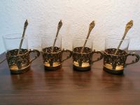 Antik Jugendstil Teegläser Set, 4 Stück Teezeremonie Schleswig-Holstein - Herzhorn Vorschau
