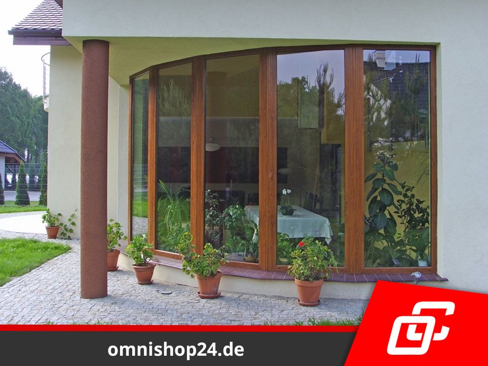 PVC-Fenster für Haus Gartenhaus Doppelflügel Garagenfenster Weiß Hersteller ALUPLAST SCHÜCO GEALAN Fenster nach Maß Zweifachverglasung Kunststofffenster aus Polen in Görlitz