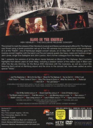 Ken Hensley ‎Blood On The Highway 2 DVD Set Neu in Hamburg