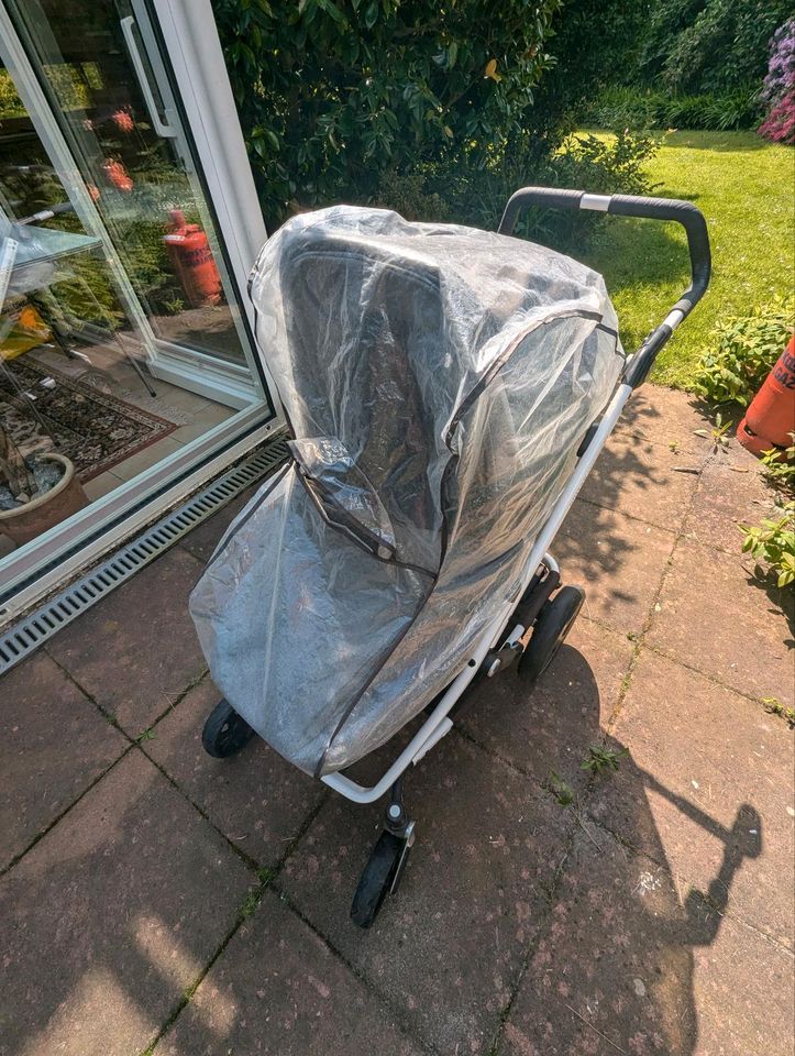 Kinderwagen Britax Go Next mit Babyschale und Buggyaufsatz in Düsseldorf