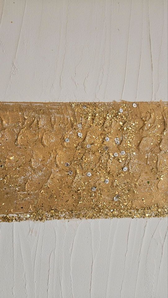 ✨️✨️ Struktur Wandbild Goldfarben/ Schimmer ✨️✨️ in Kolbermoor