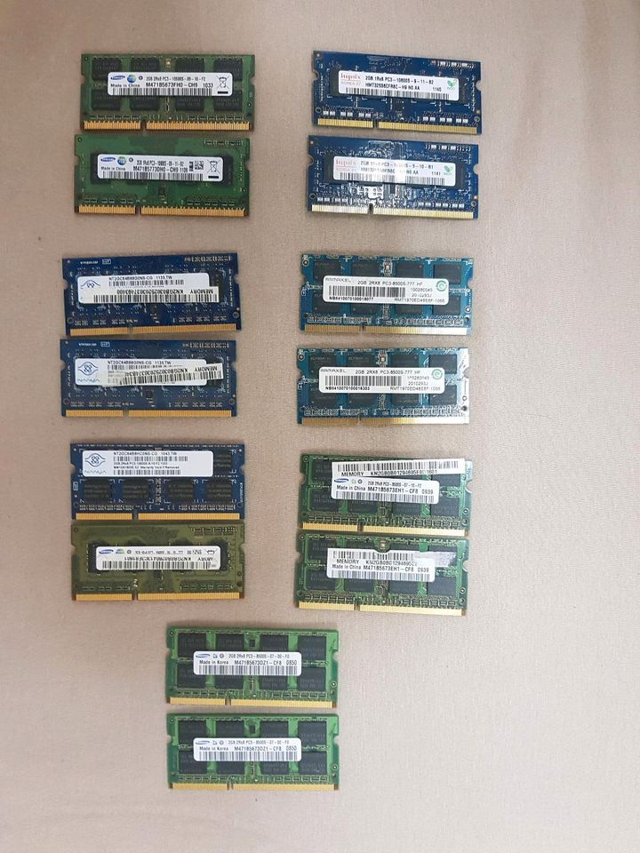 14x 2GB DDR3 Notebook RAM Module in Neu-Eichenberg
