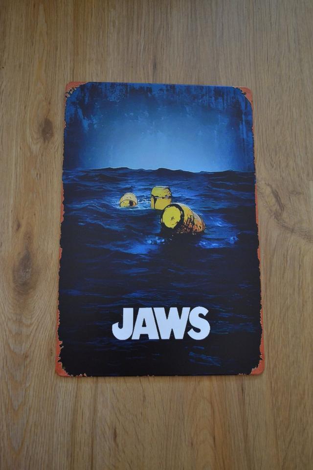 JAWS - Der weiße Hai - Blechschild - Retro - Vintage - Filmplakat in Berg bei Neumarkt i.d.Opf.