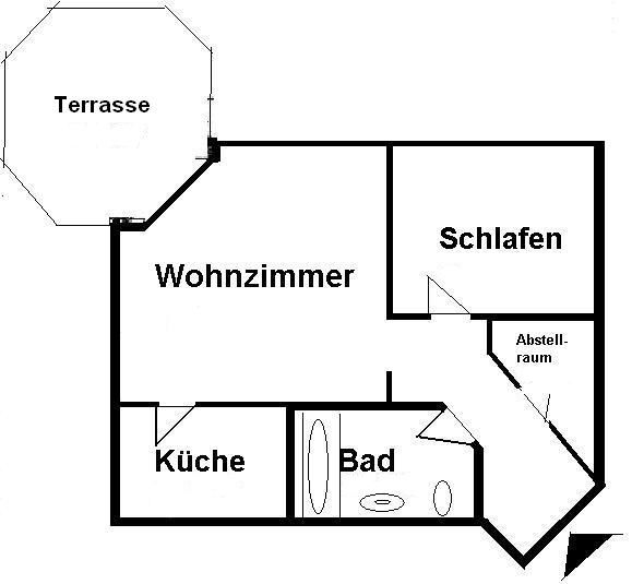 geräumige 2 Raum Wohnung mit Balkon und TG Stellplatz in Neukirchen/Pleisse
